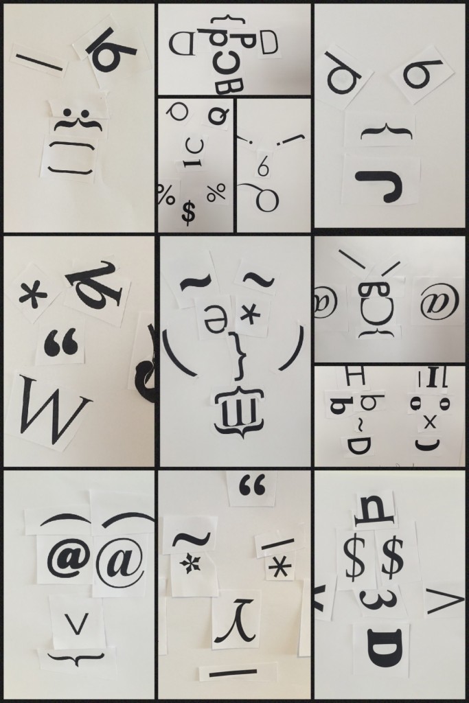 Collection of type faces