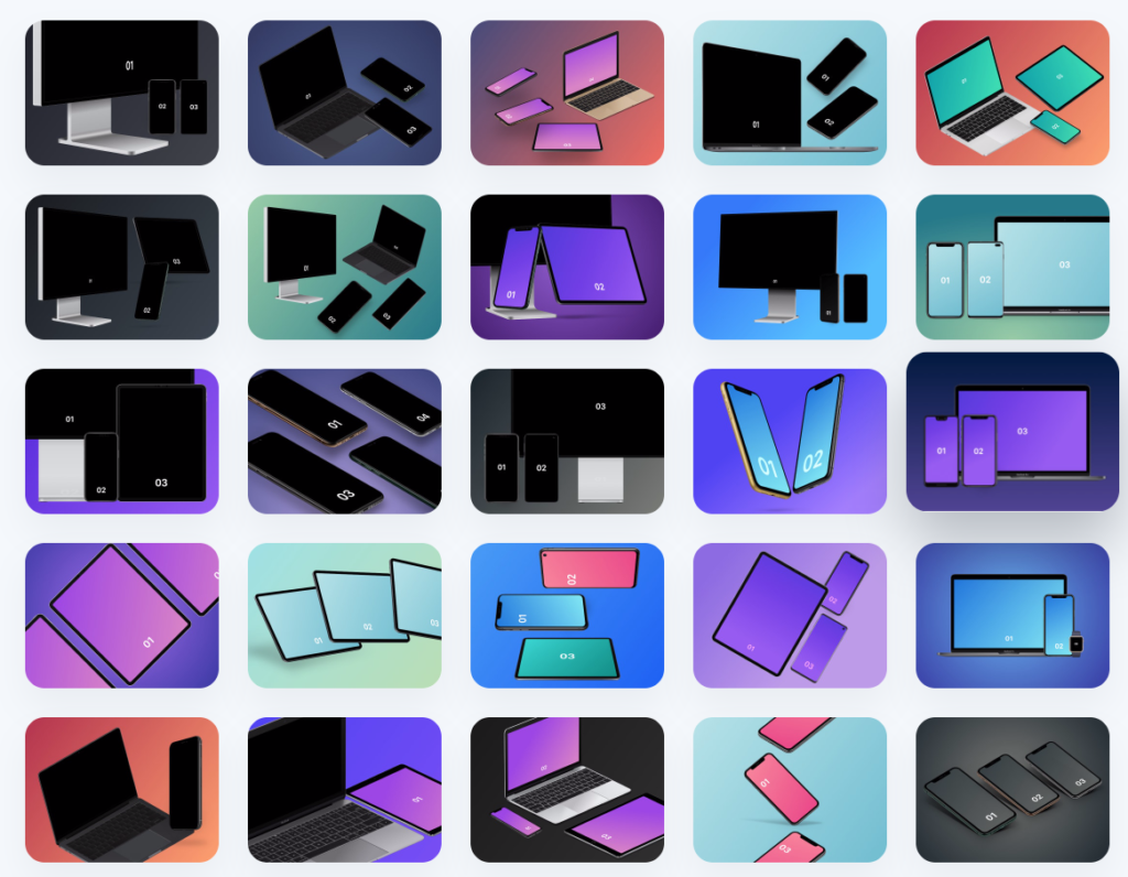 Sketch PluginsA selection of device templates from Angle