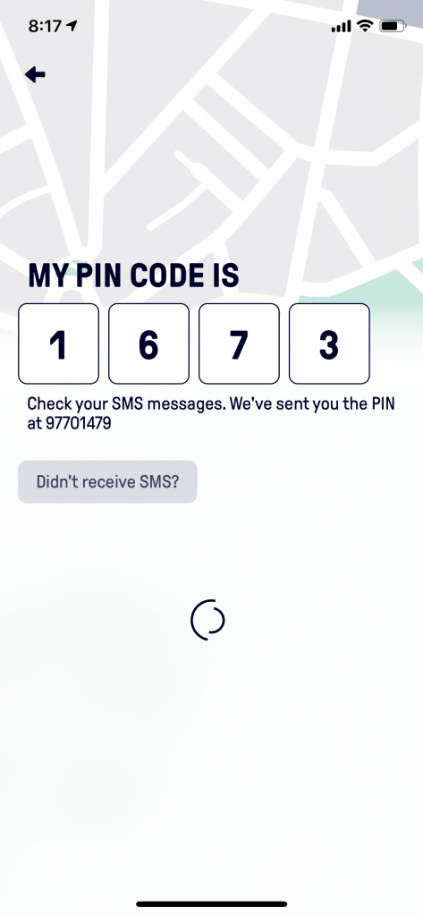 App Onboarding. Beat - SMS Verification